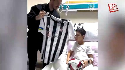 Salih Uçan'dan depremzede Ömer'e ziyaret