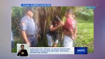 Nangholdap umano sa magkasintahan, arestado; Isa sa mga biktima, sinaksak umano ng suspek | Saksi