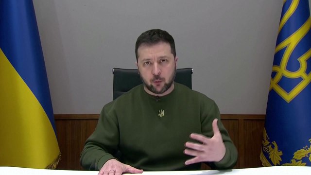 젤렌스키 우크라, 골리앗 맞선 다윗 ...무기 지원 요청 / YTN