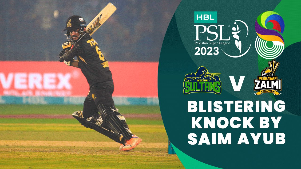 Blistering Knock By Saim Ayub | Multan Sultans vs Peshawar Zalmi ...