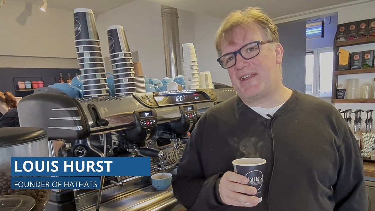 Hat Hats coffee founder Louis Hurst speaks about his business - video ...