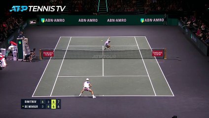How?! Dimitrov hits jaw-dropping winner on match point