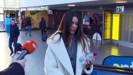Primeras imágenes de Joana Sanz en Madrid en su regreso a las pasarelas más duro
