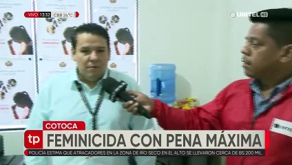 Cotoca: Hombre que contrató a tres personas para matar a la madre de su hijo se sometió a juicio abreviado
