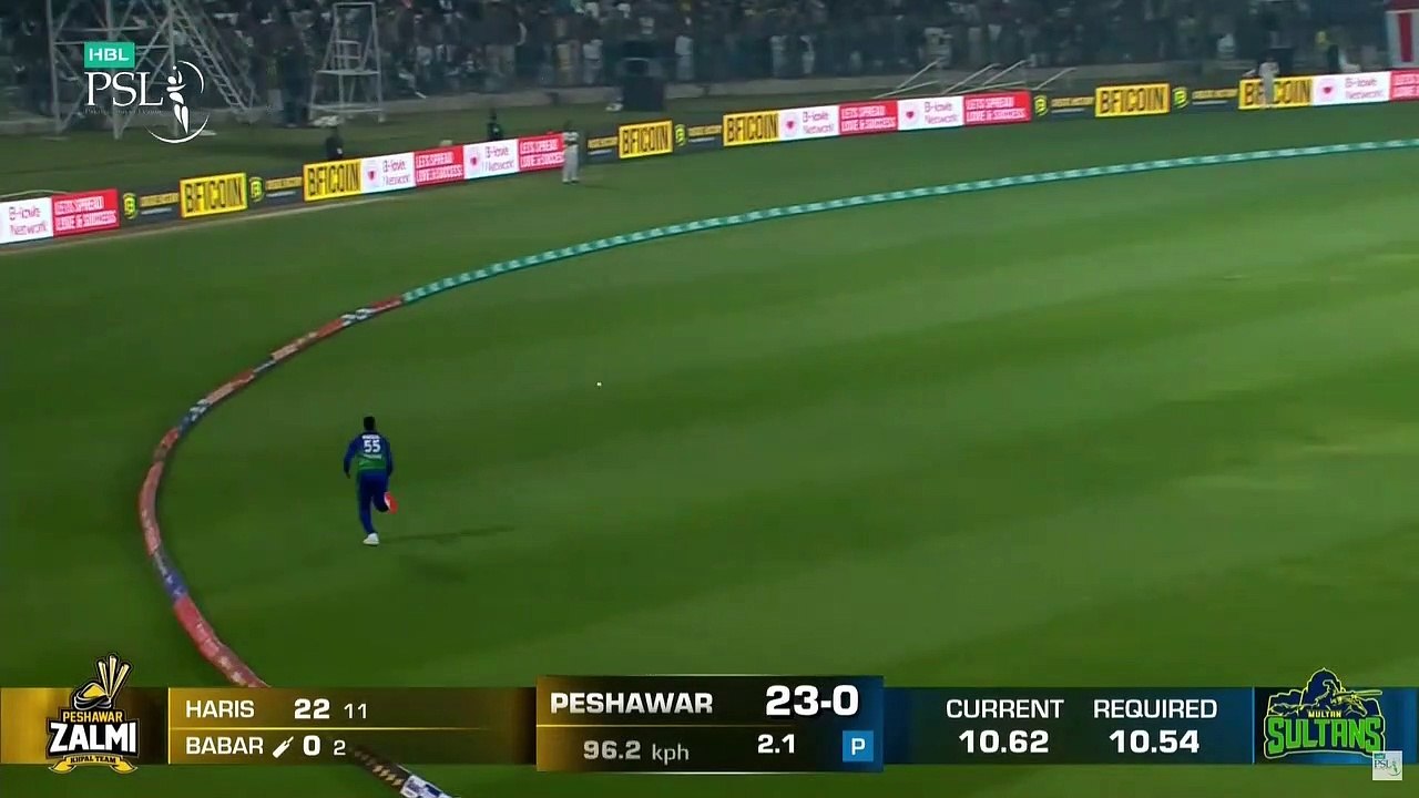 Let's Recap Peshawar Zalmi's Fall of Wickets And Boundaries | Match 5 | HBL PSL 8 | MI2T