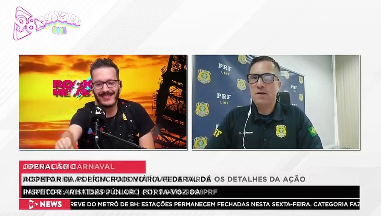 Rock News | PRF faz operação especial nas estradas durante o carnaval em Minas
