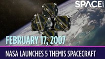 OTD in Space – February 17: NASA Launches 5 THEMIS Aurora-Hunting Spacecraft