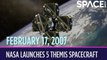 OTD in Space – February 17: NASA Launches 5 THEMIS Aurora-Hunting Spacecraft