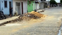 Entulhos no bairro do Maracujá em Itambé