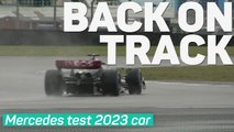 Back on track - Mercedes take new car out for first test of 2023