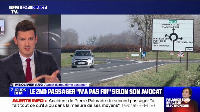 Le passager avant de Pierre Palmade n'a pas fui , affirme son avocat, Me Olivier Ang
