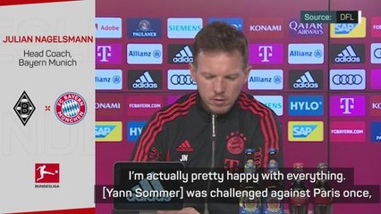 Gladbach will be a 'special game' for Sommer - Nagelsmann