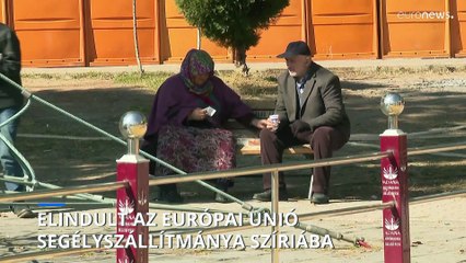 Elindult az Európai Unió első nagyobb segélyszállítmánya Szíriába