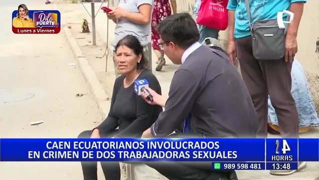 Los Olivos: caen sujetos involucrados en el asesinato de dos trabajadoras sexuales