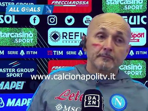 Sassuolo-Napoli 0-2 17/2/23 intervista post-partita Luciano Spalletti