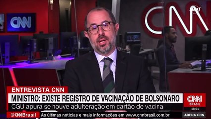 CGU confirma registro de vacinação de Bolsonaro contra a Covid