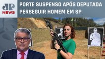 STF mantém suspensão do porte de arma de Carla Zambelli; Suano comenta