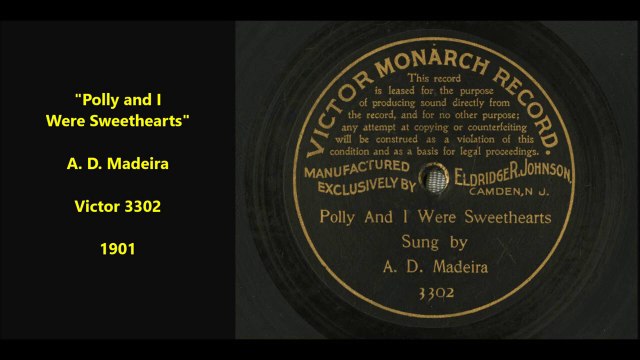 Polly and I Were Sweethearts - A. D. Madeira (1901)