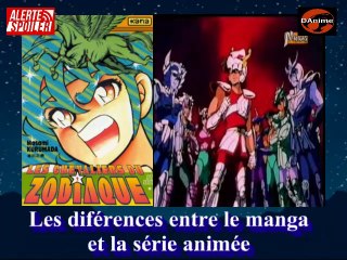 DAnime  : Saint Seiya 14 Les differences entre le manga et le dessin animé