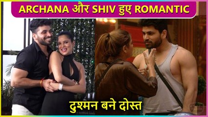 Shiv Thakare & Archana Gautam Hug Each Other & Romantic Dance In Front Of The Media