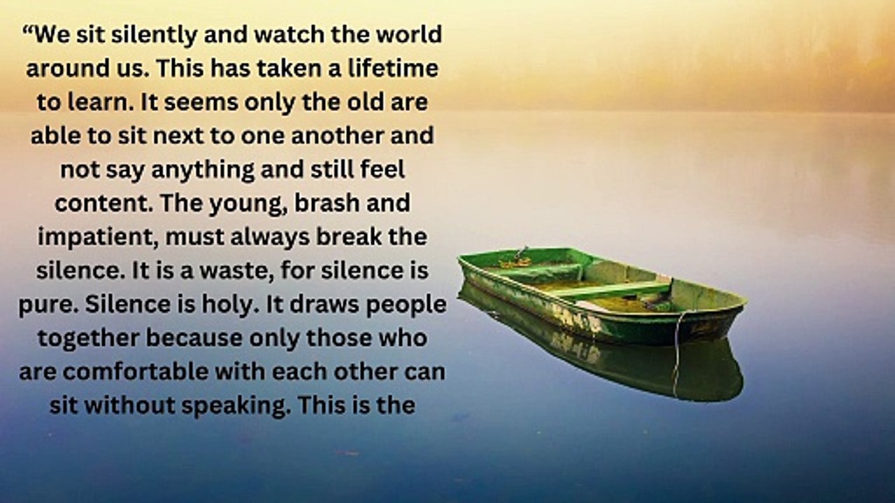15 Quotes About the Beauty of Being Quiet || Why Being Quiet is Powerful || Why Silence is golden