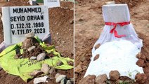 Depremde hayatını kaybedenlerin mezarlarına, yürek yakan hatıraları diziliyor
