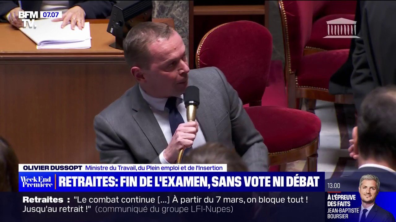 Réforme des retraites: fin des débats à l'Assem...
