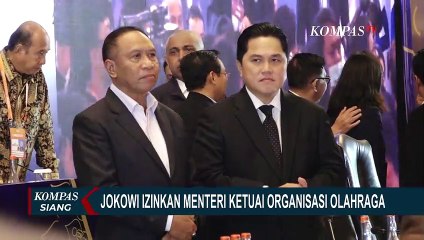 Скачать видео: Jokowi Buka Suara Soal Rangkap Jabatan Erick Thohir dan Zainudin Amali di PSSI