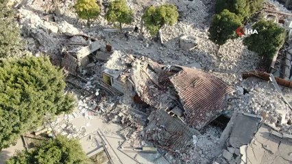 Tarihi Ulu Cami, deprem sonrası yerle bir oldu