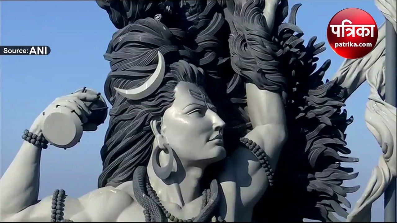 Video: समुंद्र किनारे 58 फीट ऊंची शिव की प्रतिम...