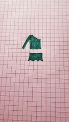 vestito per barbie  disegno