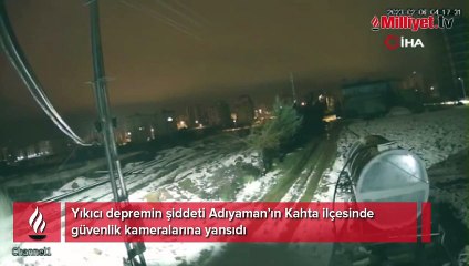 Burası Kahta! Yıkıcı depremde şiddetin yeni görüntüleri ortaya çıktı