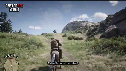 They tried to rob Arthur Morgan