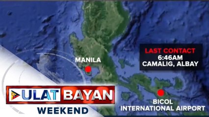 Nawawalang Cessna plane mula Bicol Int'l Airport patungong Maynila, kinumpirma ng CAAP