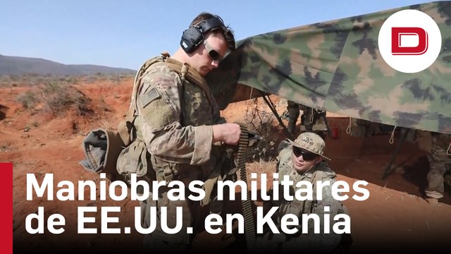 EE.UU. realiza maniobras militares en la sabana de Kenia
