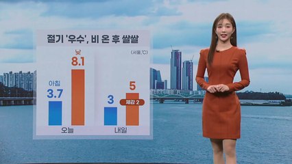 [날씨] 내일 절기 '우수'...비 온 후 쌀쌀 / YTN