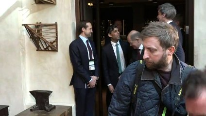Sunak and Scholz photo op ahead of security conference