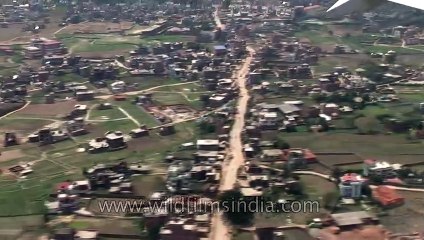 Aerial view of Kathmandu