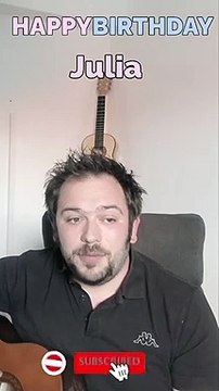 Happy Birthday, Julia! Geburtstagsgrüße an Julia