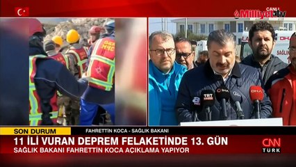 Deprem bölgesinde salgın riski var mı? Bakan Koca'dan açıklama