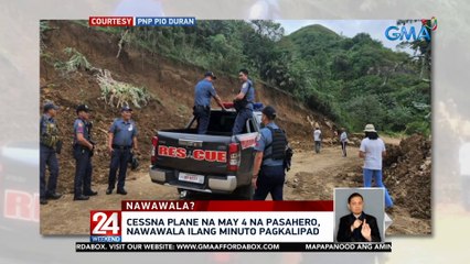 Cessna plane na may 4 na pasahero, nawawala ilang minuto pagkalipad | 24 Oras Weekend