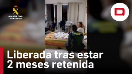 La Guardia Civil libera a una mujer retenida casi 2 meses por su pareja