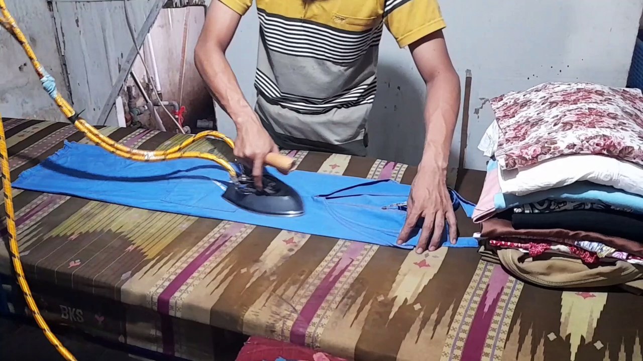 LAUNDRY, fast and neat ironing process.