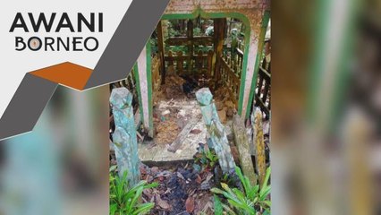 Ceroboh Kubur | 11 kubur di tanah perkuburan Iban dirosakkan