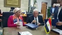وزيرة البيئة ومحافظ جنوب سيناء يوقعان وثيقة خطة الأنشطة البحرية بمحمية رأس محمد