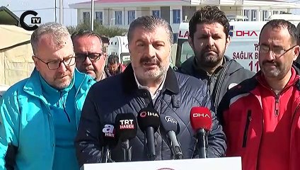 Sağlık Bakanı Koca deprem bölgesinde görülen hastalıkları açıkladı: 'Tedavilerine hemen başlandı'