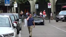 Loud Lamborghini Aventador LP700-4 w_ Capristo exhaust in Zurich. (Brutal sound!)