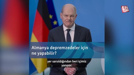 Almanya Başbakanı Scholz: Türkiye'nin gerçek dostuyuz