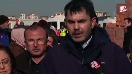 Murat Kurum: Deprem konutları için etüt çalışması başlattık.