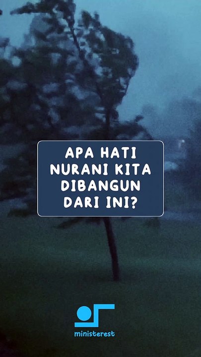 apa hati nurani kita dibangun dari ini?